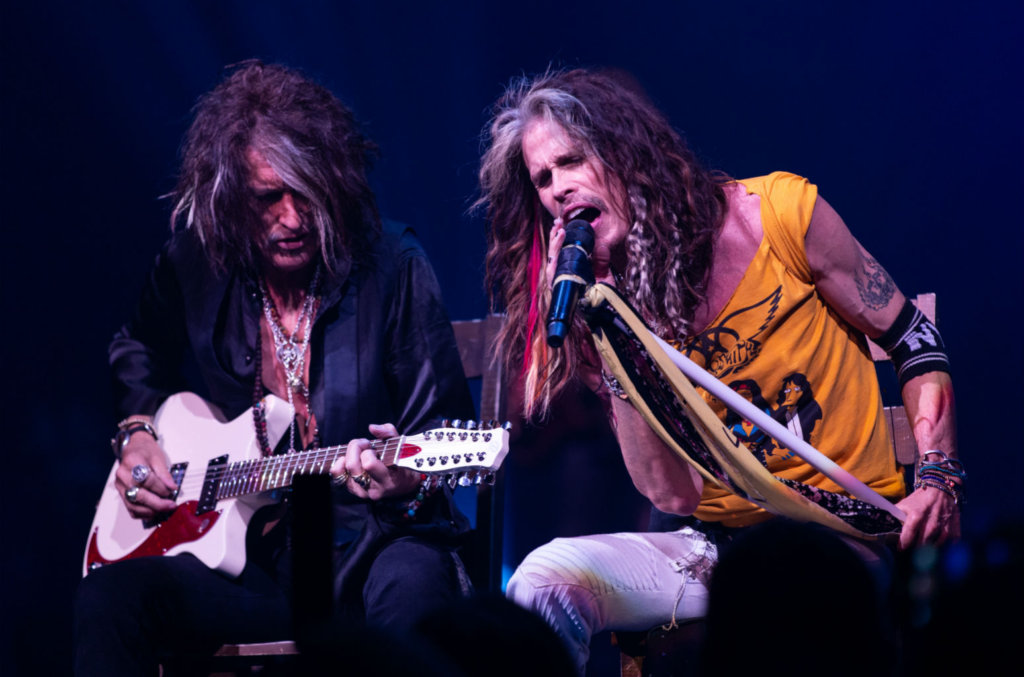Joe Perry with Aerosmith